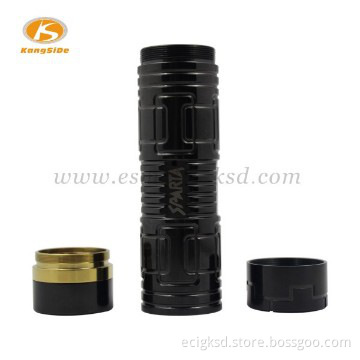 KSD newest ss mechanical mod 26650 huge vapor sparta mod